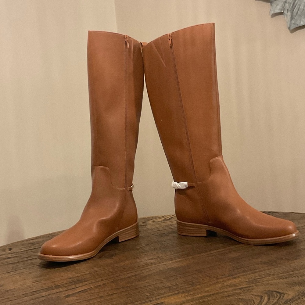 Giani Bernini Tan Over the Knee Boots